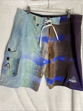 Aftco Men's Multi-Color Print Boardshort Swim Trunks